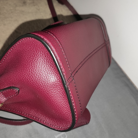 Alexander McQueen Bordeaux Leather Padlock Bag - Picture 12 of 17